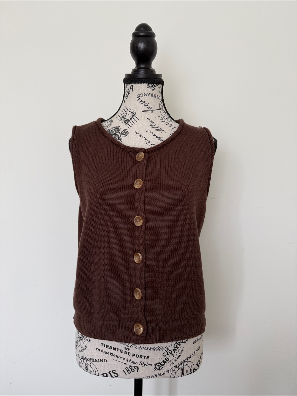 Magaschoni 100% Cotton Vest - Size L